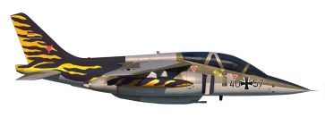 Herpa 580878 - 1:72 - Luftwaffe Alpha Jet A - JaboG 43, Oldenburg - NATO Tiger Meet 1991
